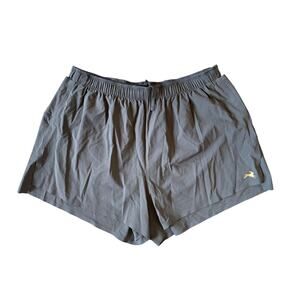 Tracksmith Meridian Running Shorts in Dark Gray Size XL XLarge
